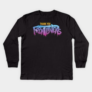 Thank You Frontliners Kids Long Sleeve T-Shirt